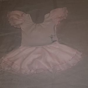 IEFEL Girl Dance Leotard Dress Pink Size 4T